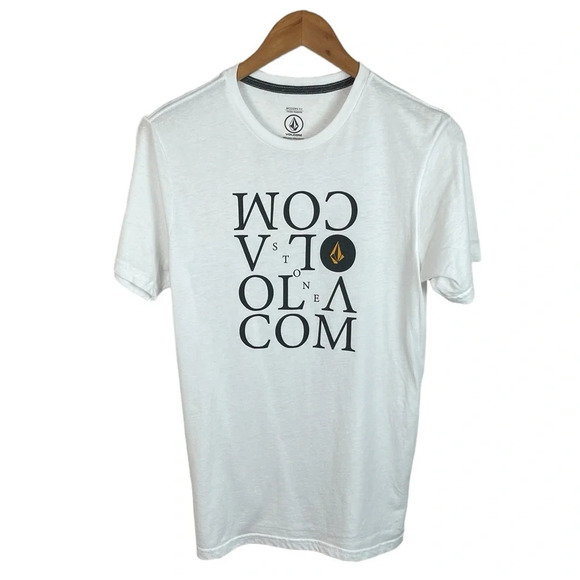 TS973 Men’s VOLCOM Stone Modern Fit Soft Feel Logo T Shirt S - Picture 1 of 4